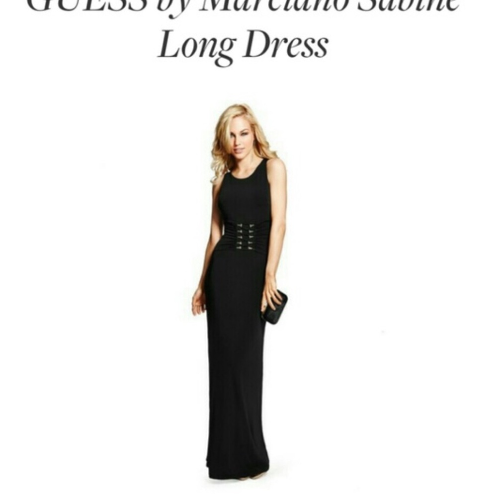 GUESS by Marciano Black Long Dress